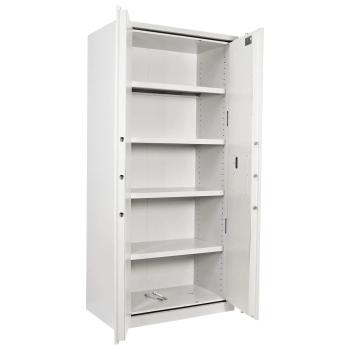 Preview: Rottner Stahlbüroschrank Office 3 Premium Elektronikschloss lichtgrau T05034